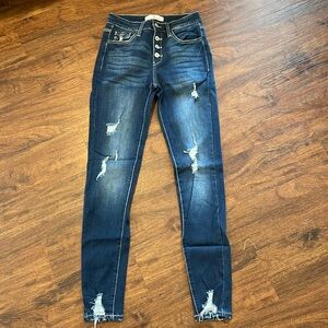 Kancan distressed skinny jean